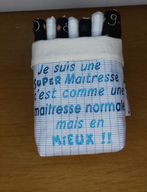 Panière et ses 7 lingettes démaquillantes SUPER Maîtresse – Image 6