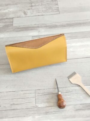 Porte-chéquier inserts porte-carte en cuir - Plusieurs modèles au choix