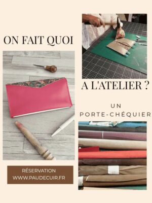 Atelier création d'un porte-chéquier - A RESERVER