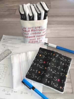Panière et ses 7 lingettes démaquillantes SUPER Maîtresse