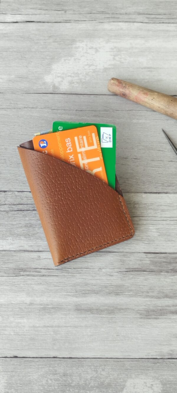 Porte-carte 3 cartes en cuir – Image 2