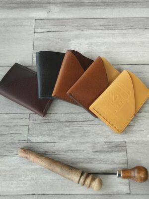 Porte-carte 3 cartes en cuir