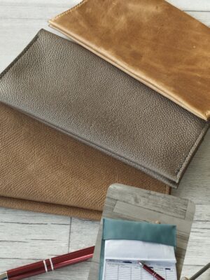 Porte-chéquier simple pour homme ou femme