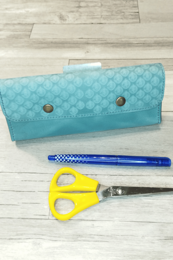 Trousse d'École en cuir rectangulaire – Image 2