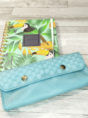 Trousse d'École en cuir rectangulaire