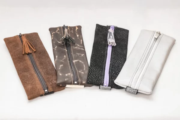 Trousse en cuir élastiquée - spéciale carnet A5 – Image 2