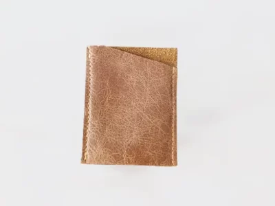 Porte-carte caramel-Pau de Cuir-Pau-Maroquinerie artisanale