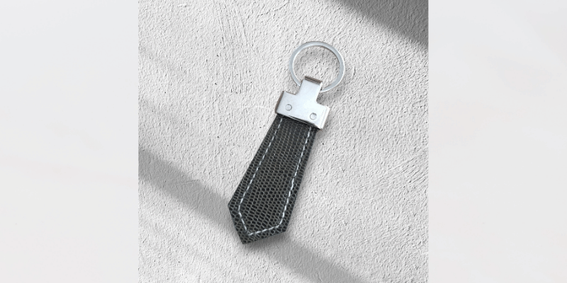 Porte-clés en cuir upcyclé – Image 2