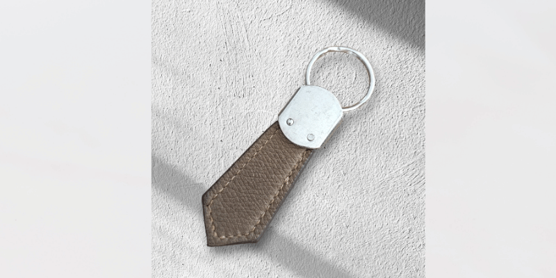 Porte-clés en cuir upcyclé – Image 2
